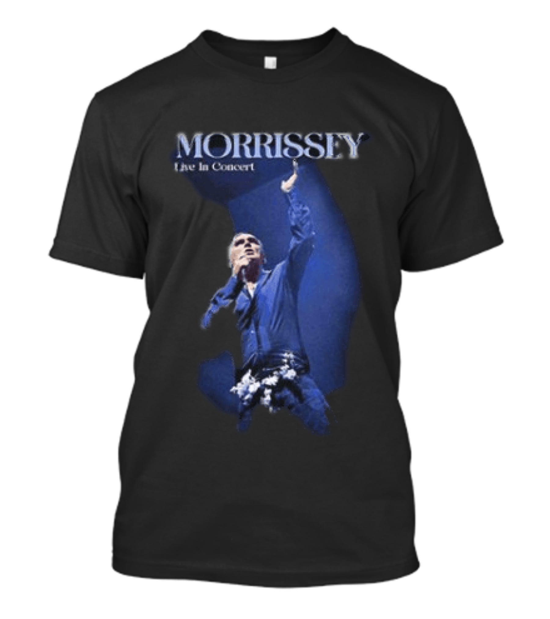 Morrissey Live In Concert World Tour 2026 Performance Image T-Shirt