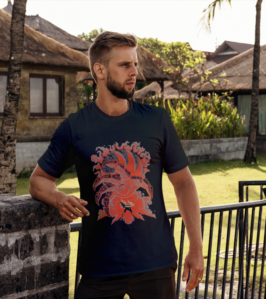 Okami Everlasting Darkness Fire Spirit And Flames T-Shirt