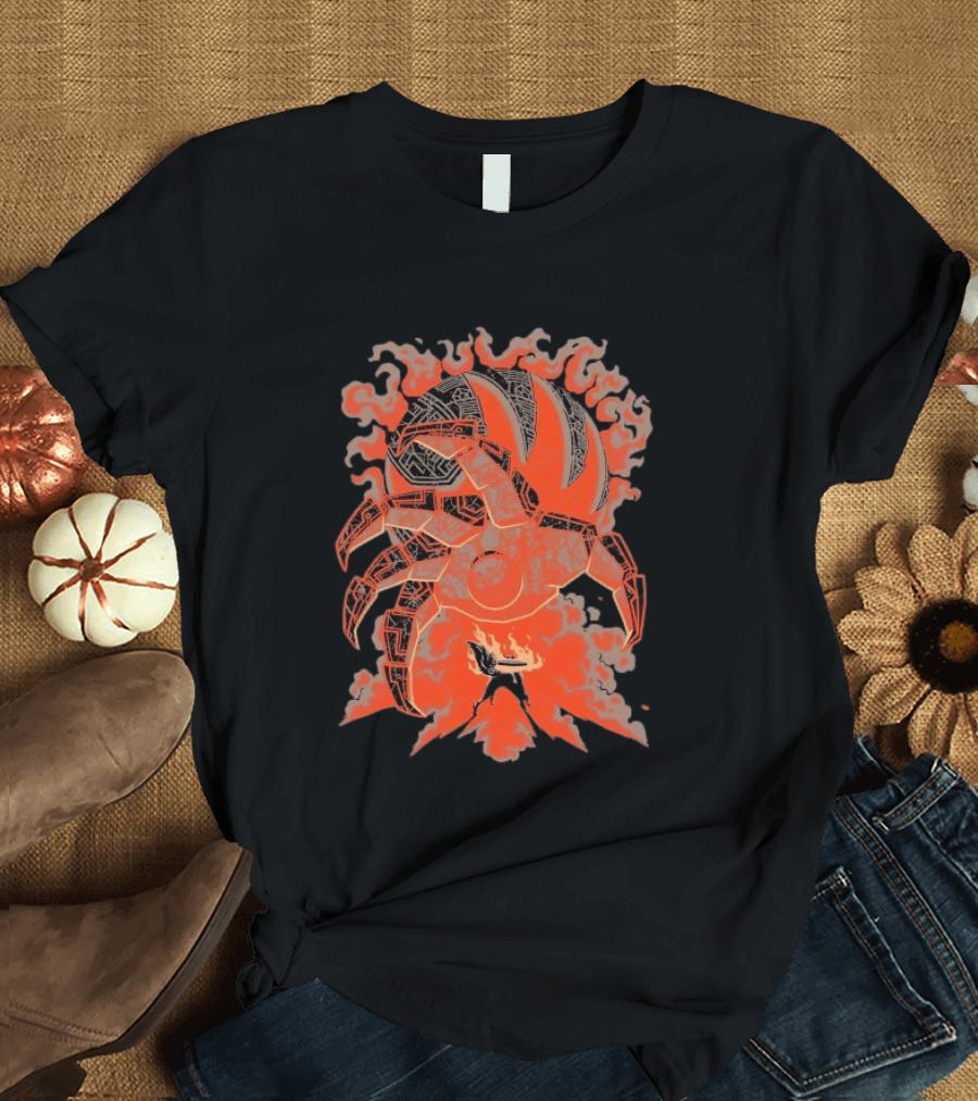 Okami Everlasting Darkness Fire Spirit And Flames T-Shirt