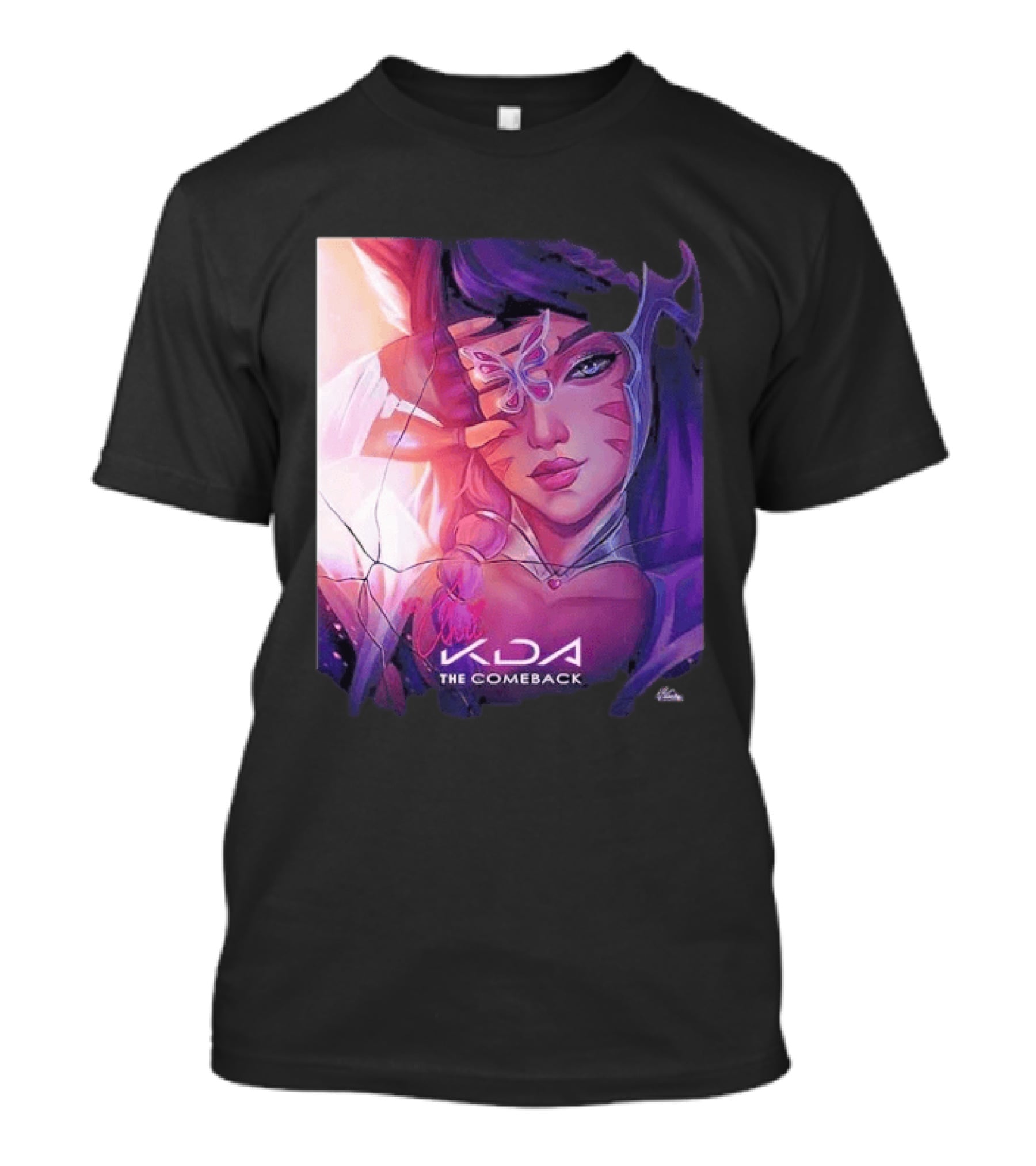 Ahri KDA The Comeback Arcane League Of Legends By Nikkotari T-Shirt