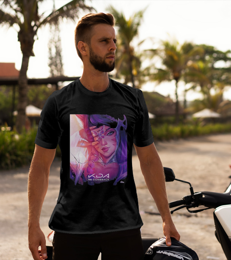 Ahri KDA The Comeback Arcane League Of Legends By Nikkotari T-Shirt