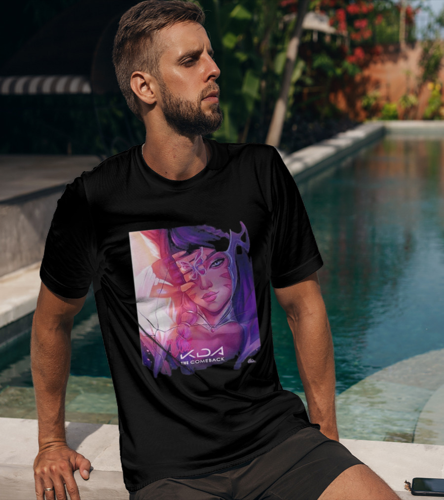 Ahri KDA The Comeback Arcane League Of Legends By Nikkotari T-Shirt