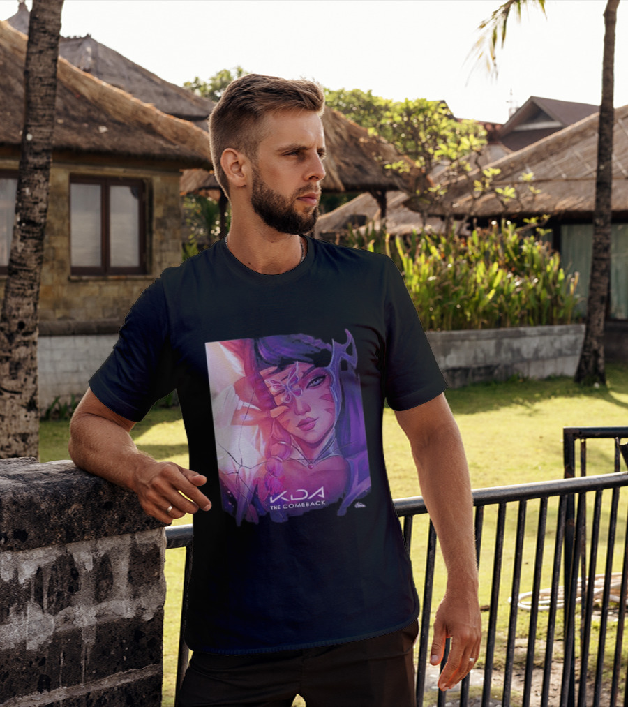 Ahri KDA The Comeback Arcane League Of Legends By Nikkotari T-Shirt
