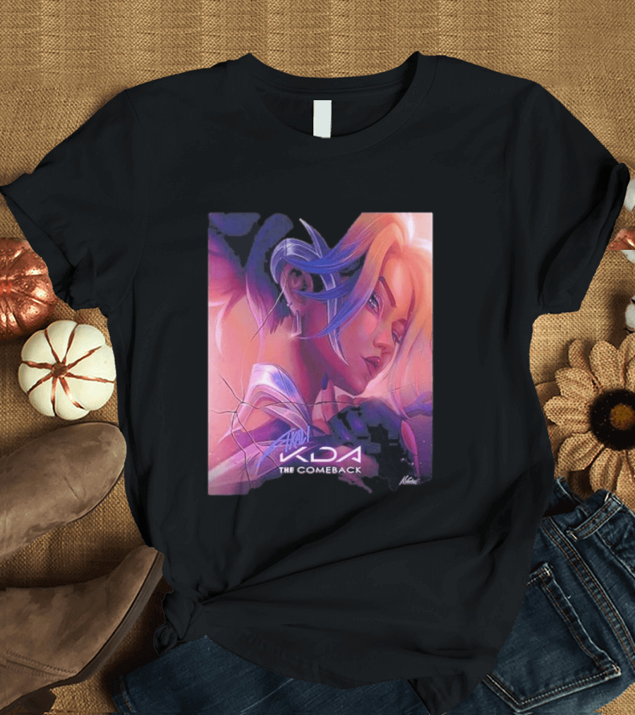Akali KDA The Comeback Arcane League Of Legends Nikkotari T-Shirt