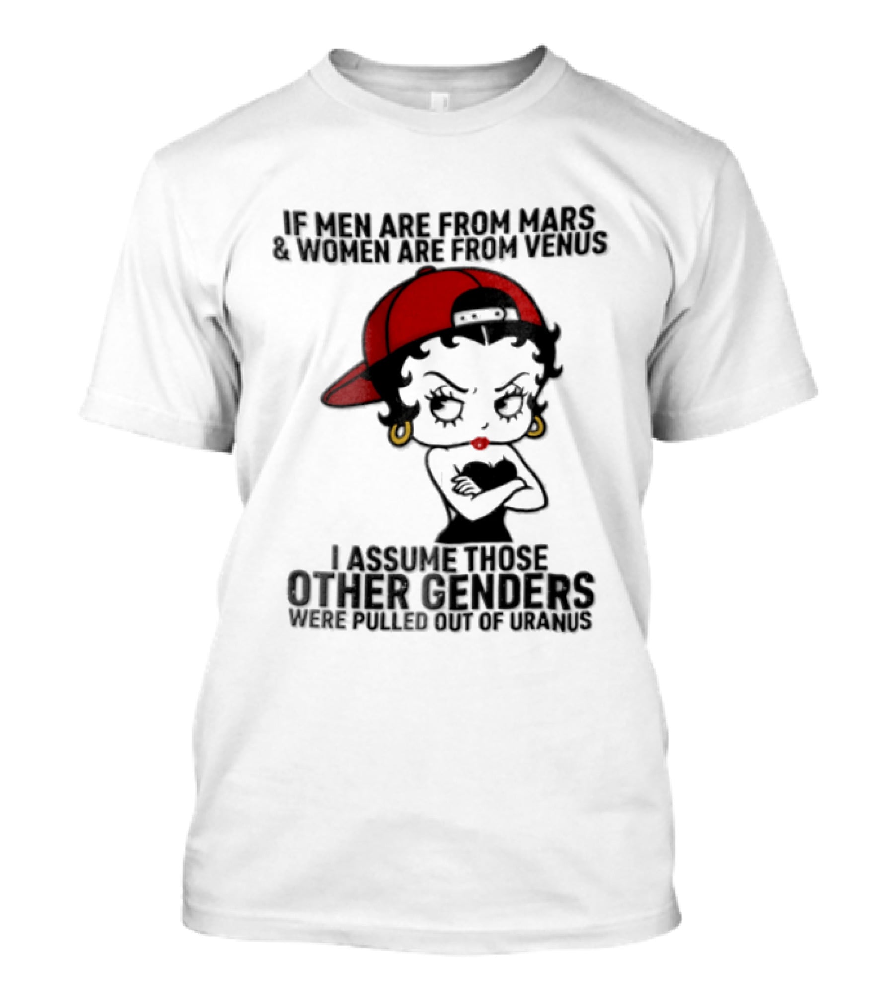 If Men Are From Mars And Women Are From Venus I Assume These Other Genders Came From Top Of Uranus T-Shirt