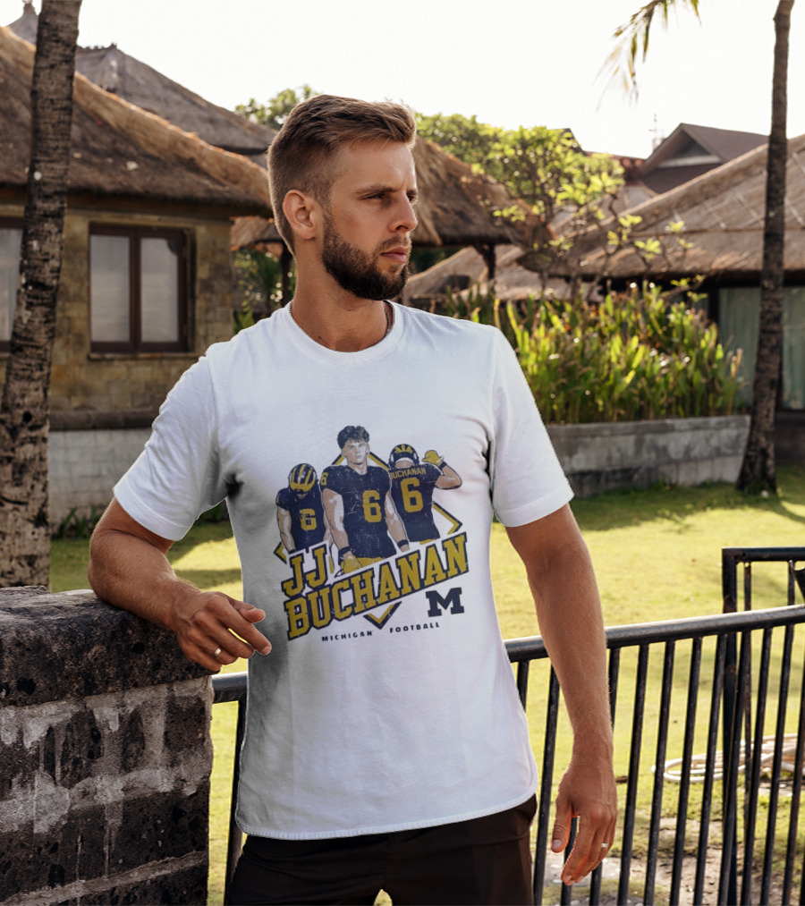 JJ Buchanan 6 Michigan Wolverines Football M T-Shirt