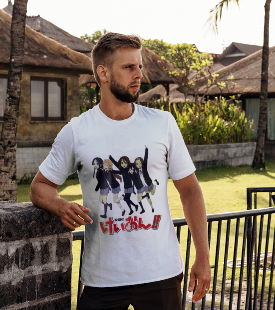 K On Five Anime Girls Jumping Together T-Shirt