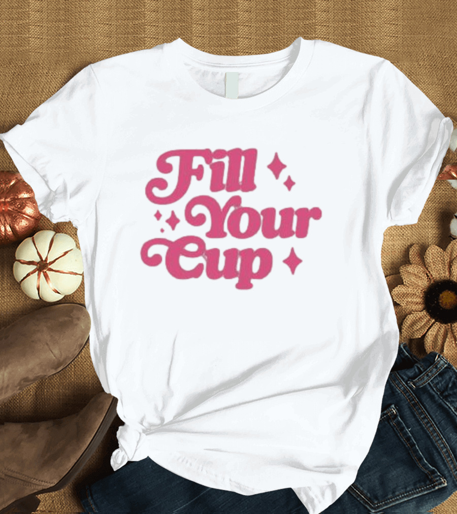 Swig Store Fill Your Cup Tan Camo T-Shirt