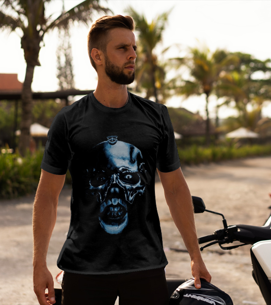 Impericon Ghost Skull Face Creepy Horror Teef T-Shirt