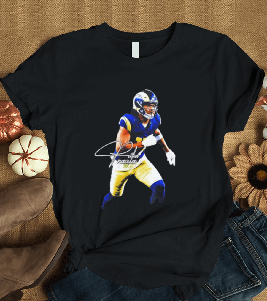 Puka Nacua Los Angeles Rams Player Signature NFL Football T-Shirt