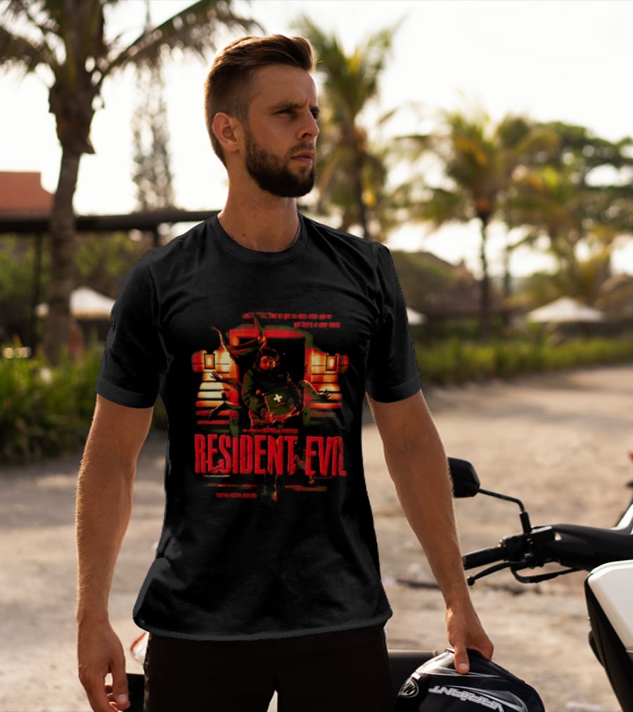You Have Got No Idea What You Have Got There In Your Hands Austin Abrams Resident Evil T-Shirt