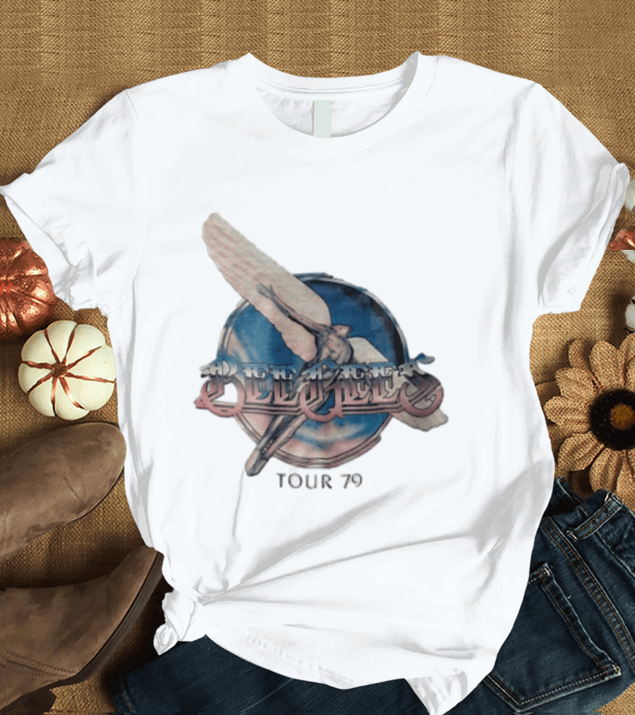 Bee Gees Winged Figure Flying Tour 79 T-Shirt