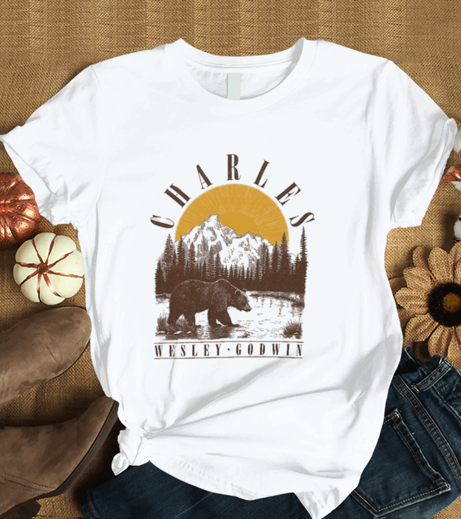 Charles Wesley Godwin Bear Mountain Sunset Forest T-Shirt