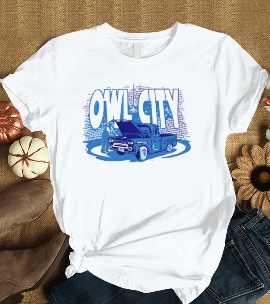 Owl City Vintage Truck Breakdown T-Shirt