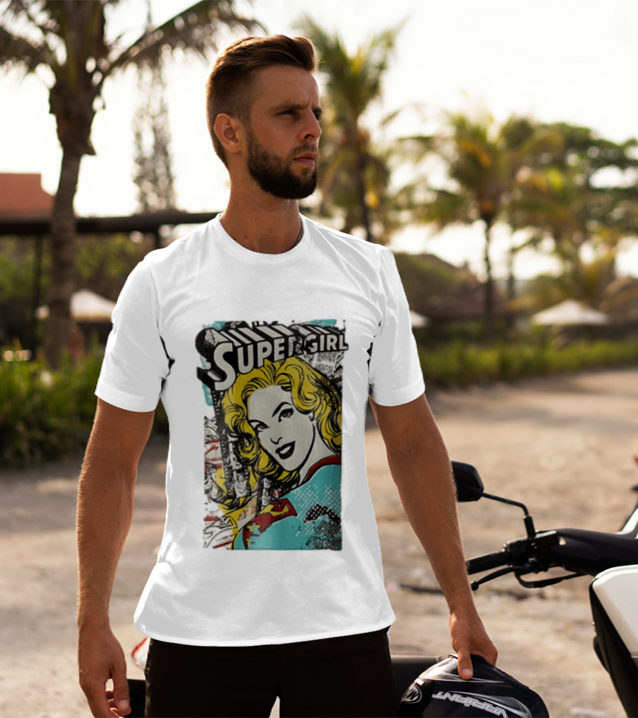 Supergirl DC Comics Blonde Woman Pop T-Shirt