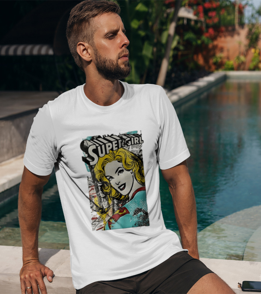 Supergirl DC Comics Blonde Woman Pop T-Shirt