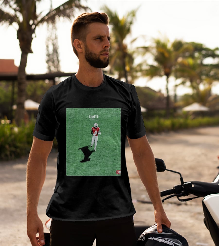 1 Of 1 Jeremiah Smith Ohio State Buckeyes Goat Shadow Football T-Shirt