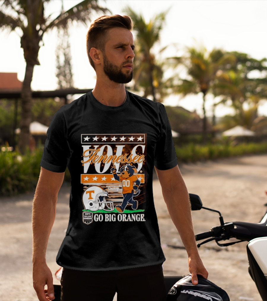 Tennessee Vols Smokey Go Big Orange ESPN College Gameday T-Shirt