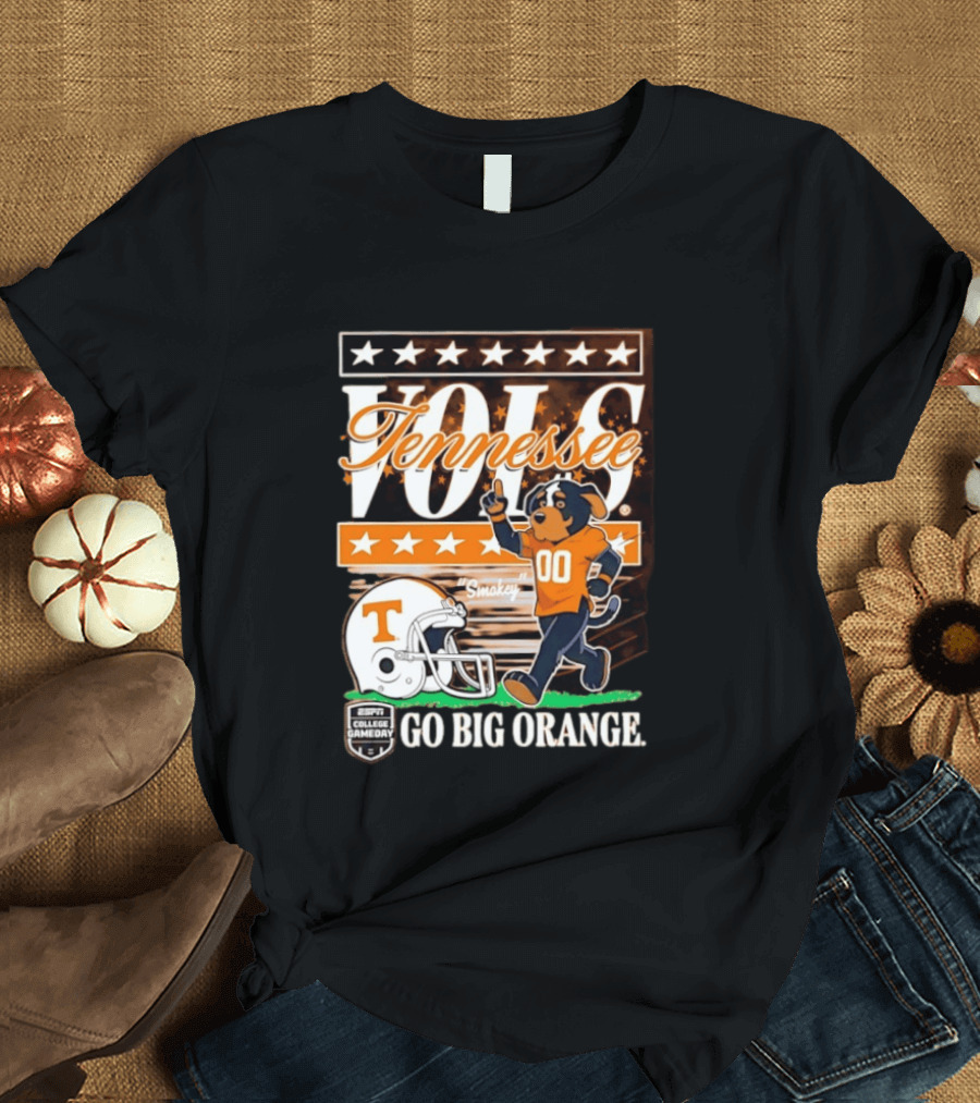 Tennessee Vols Smokey Go Big Orange ESPN College Gameday T-Shirt