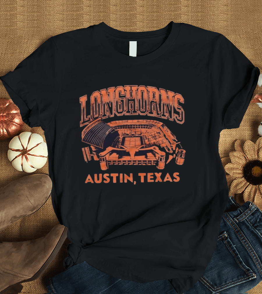 Longhorns Stadium Austin Texas T-Shirt