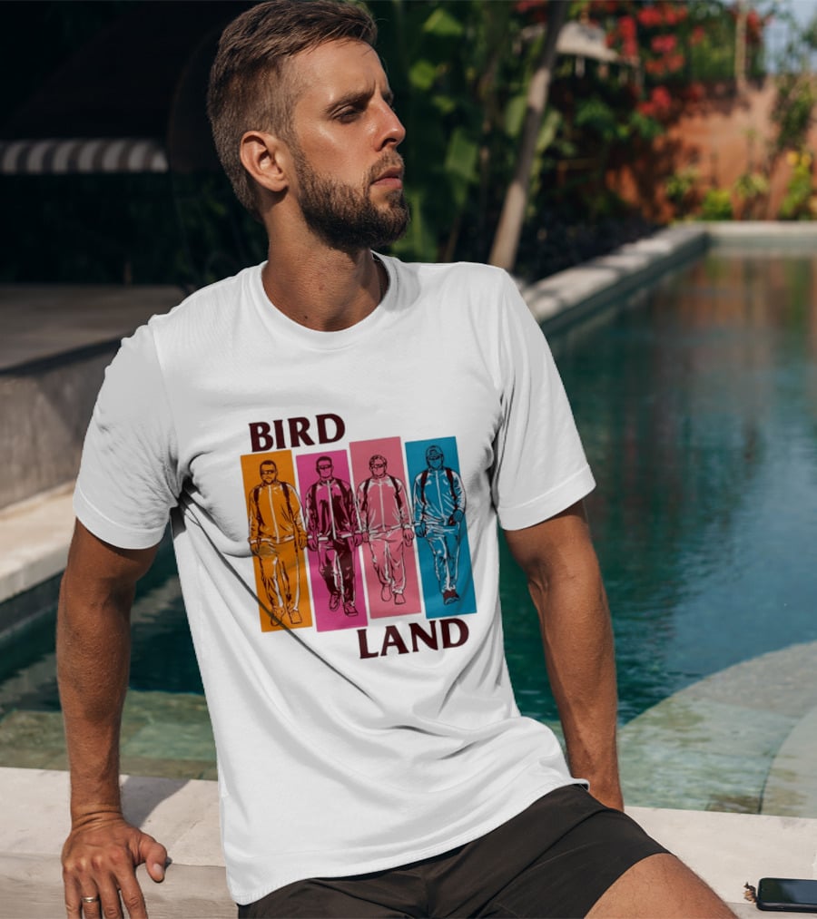 Baltimore Orioles Birdland Colorful Walking Figures T-Shirt