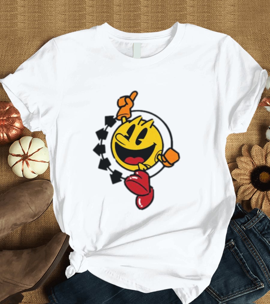 Pac Man X Blink 182 Smiley Collaboration T-Shirt