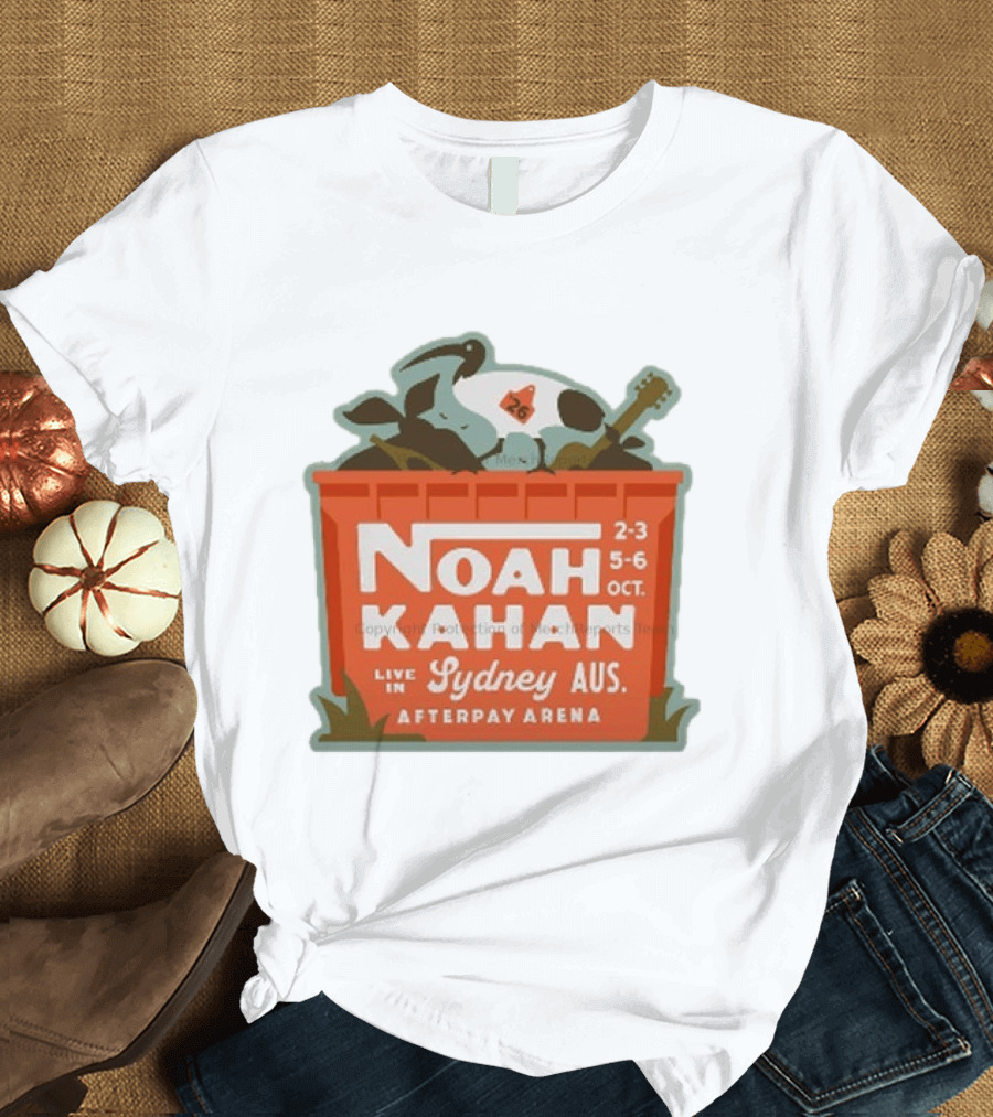 Noah Kahan Live In Sydney AUS Afterpay Arena October 2 3 5 6 2026 T-Shirt