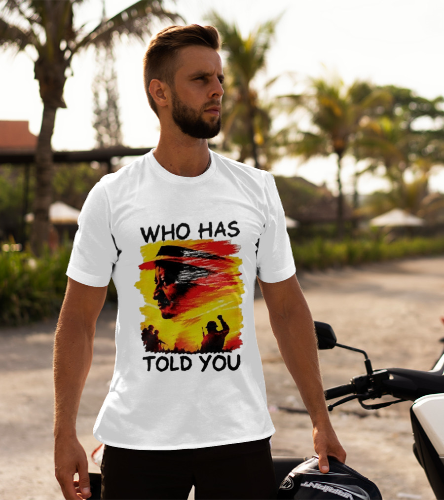 Edwin Sifuna Wears Raila Odinga's Who Has Told You T-Shirt