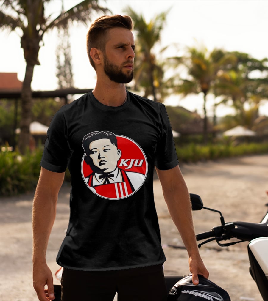 KJU Parody Red Circle Colonel Inspired It's Not KFC T-Shirt