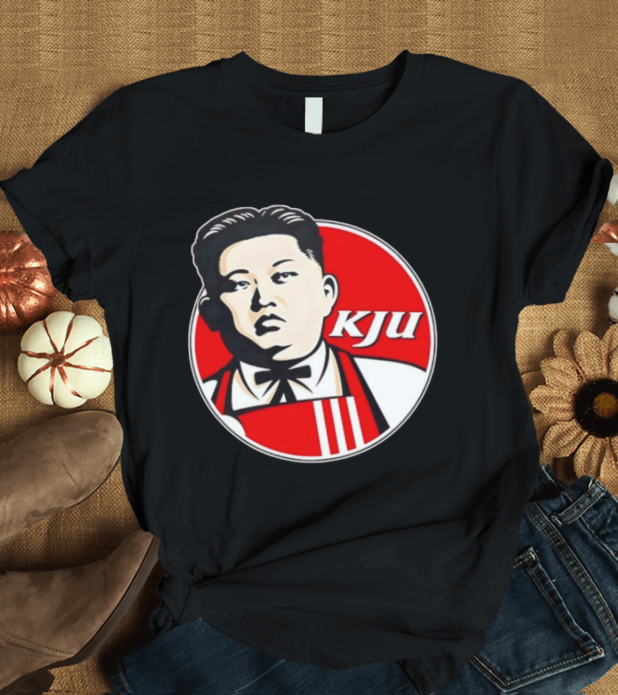KJU Parody Red Circle Colonel Inspired It's Not KFC T-Shirt