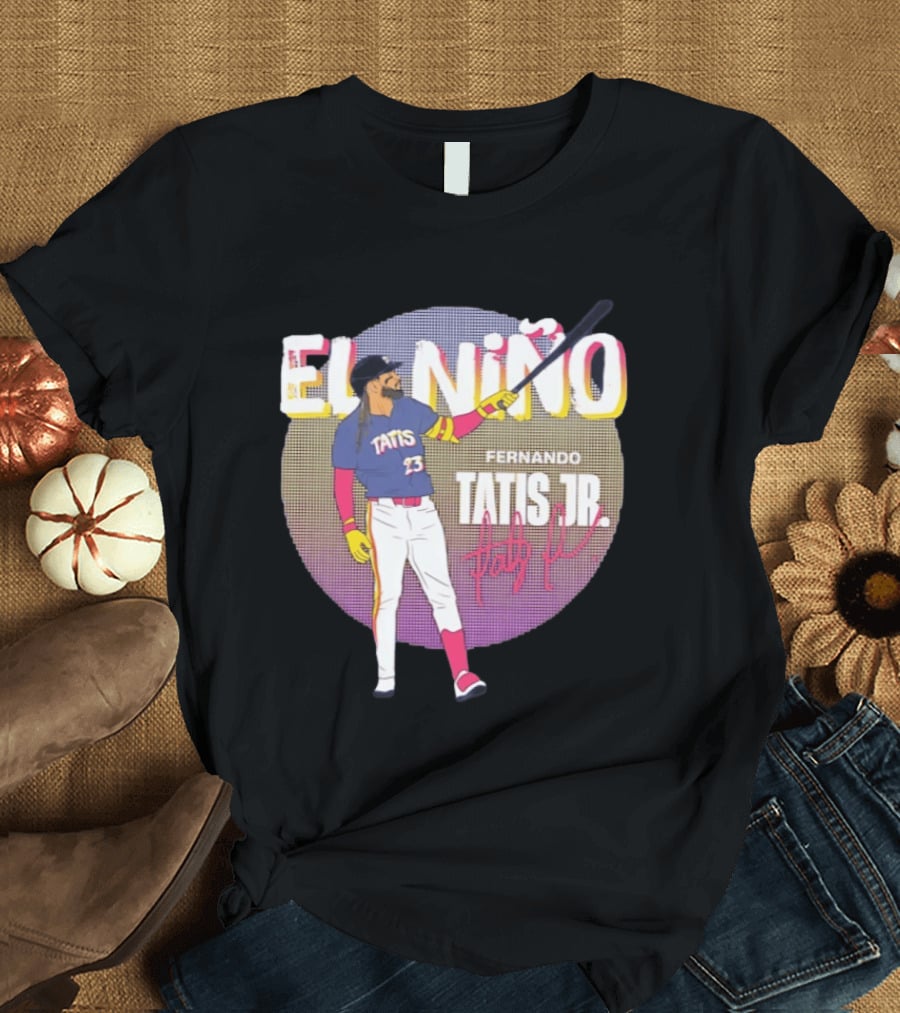 Fernando Tatis Jr. El Niño San Diego Padres Batting T-Shirt