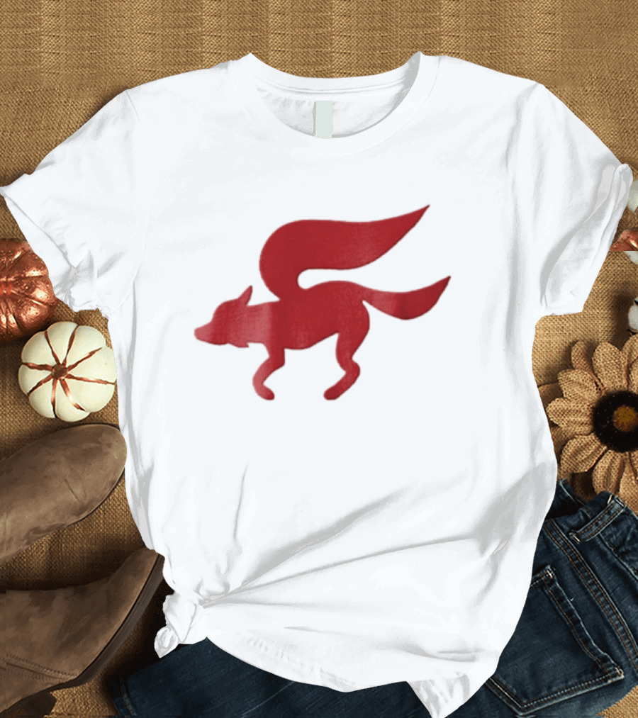 Flying Red Fox Tail Mythical Creature T-Shirt