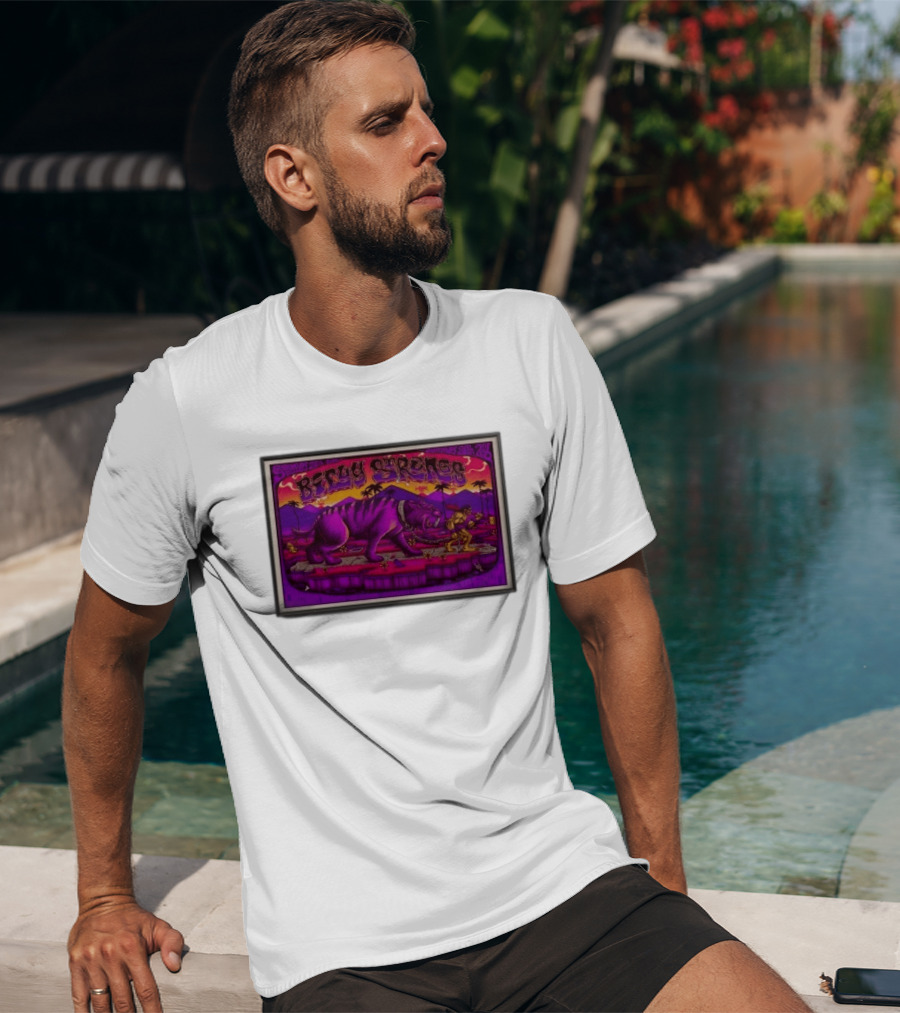 Billy Strings Tour 2026 Los Angeles Inglewood Purple Tiger T-Shirt