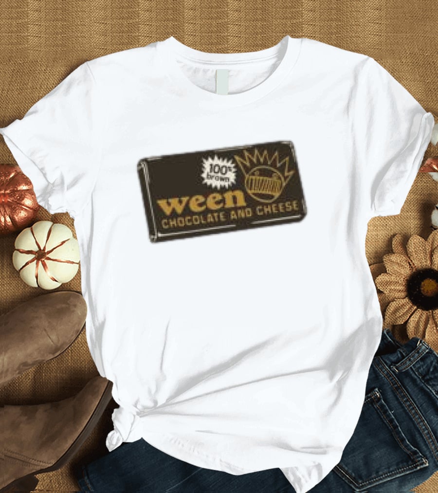 Ween Chocolate And Cheese 100% Brown T-Shirt