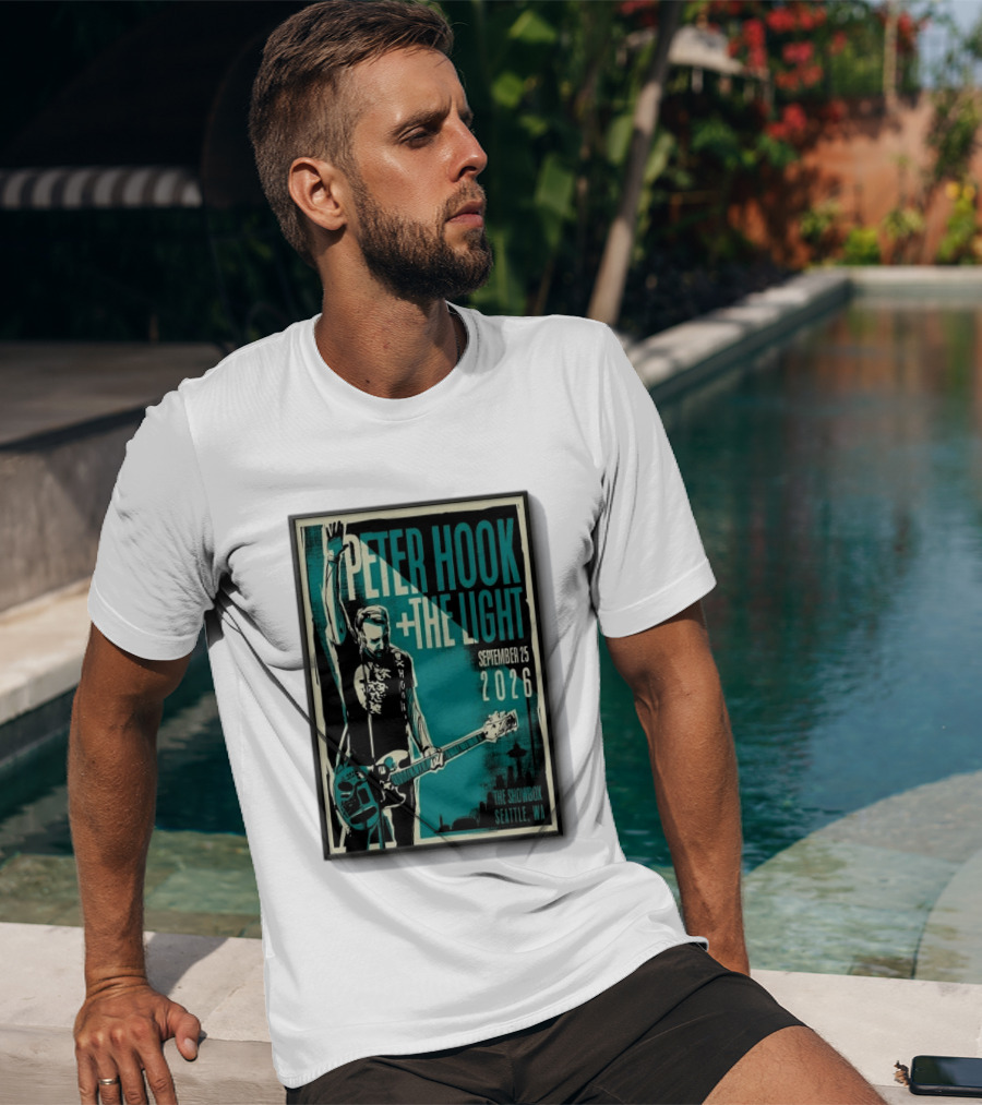 Peter Hook + The Light The Showbox Seattle WA September 25 2026 T-Shirt