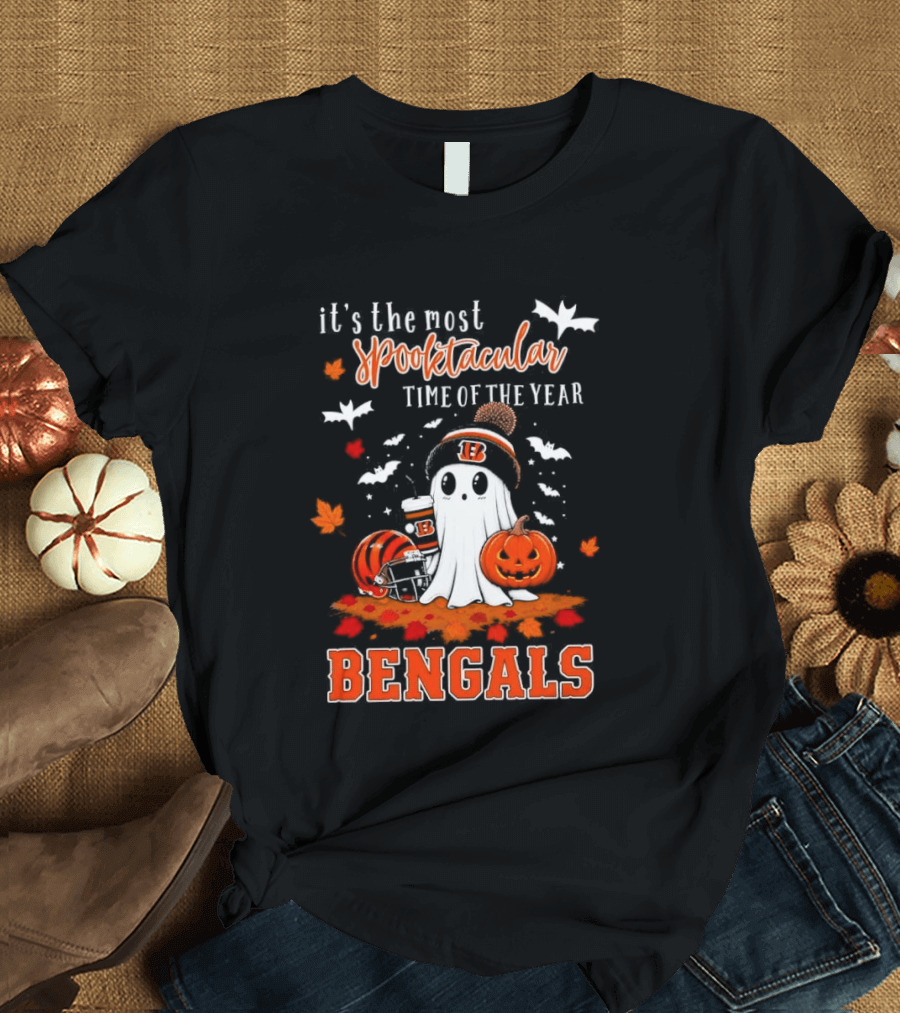 It's The Most Spooktacular Time Of The Year Bengals Halloween T-Shirt