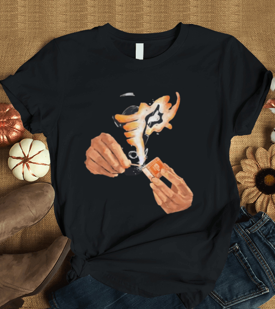 Strike And Ignite Phoenix Flare With Mystic Match Ignition T-Shirt