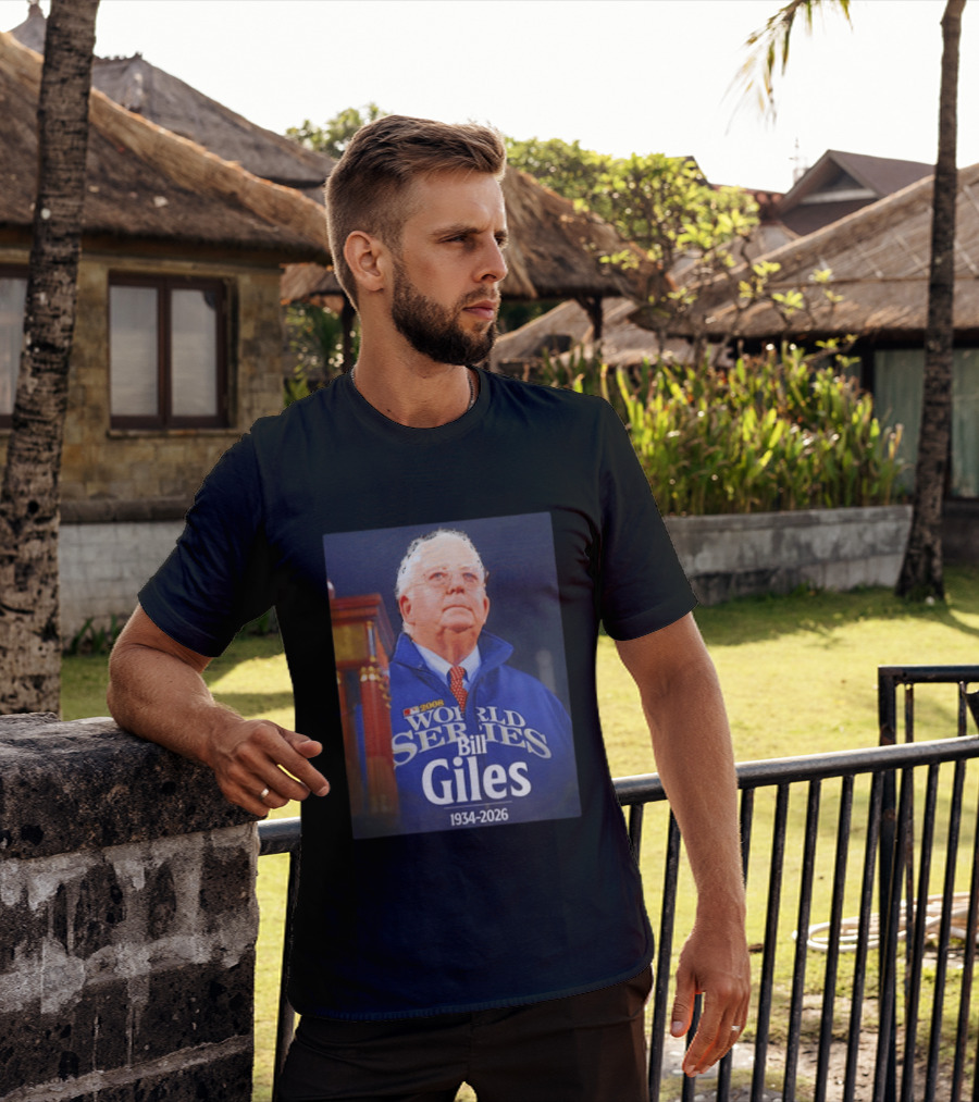 2008 World Series Bill Giles 1934 2026 T-Shirt