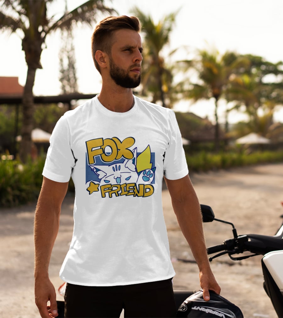 Shirakami Fubuki Fox Friend Anime Style Companion T-Shirt