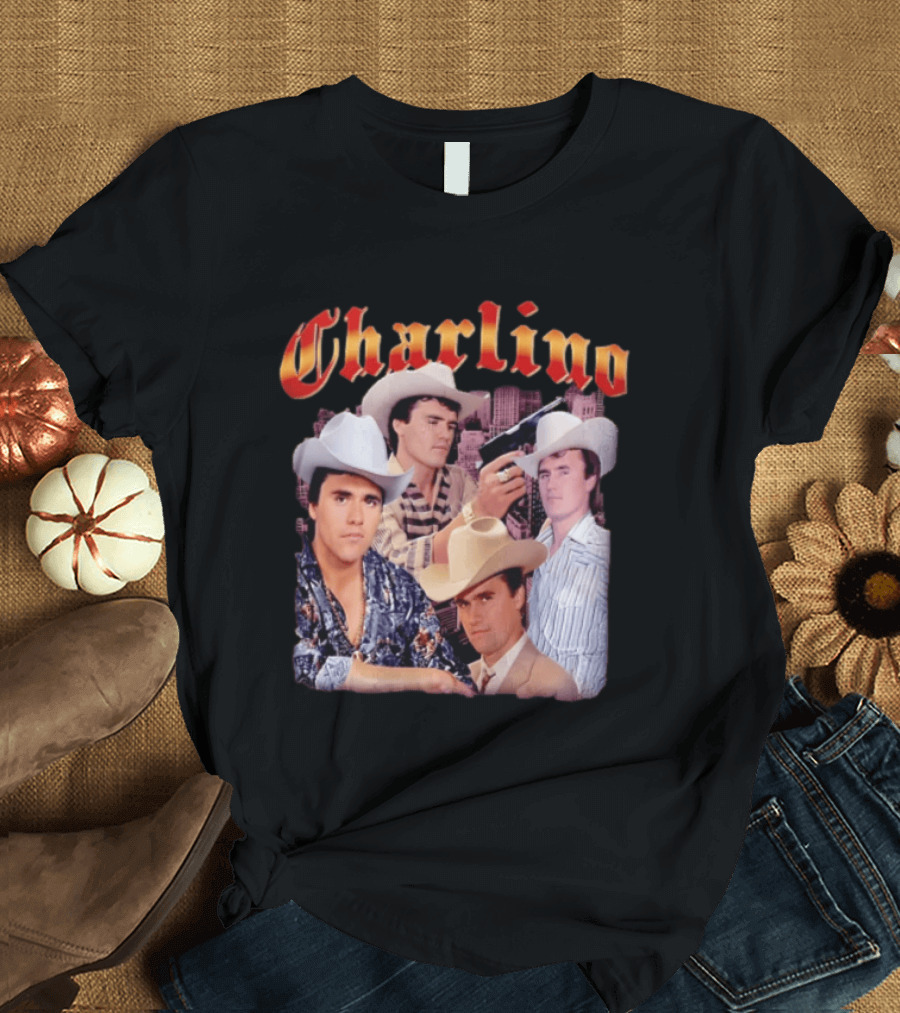 Charlino Sanchez Cowboy Tribute Collage T-Shirt