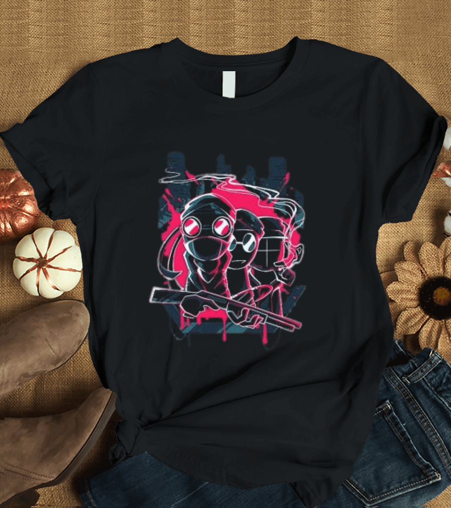Madness Combat Sharkrobot Store Madness Lineup Iconic Characters T-Shirt