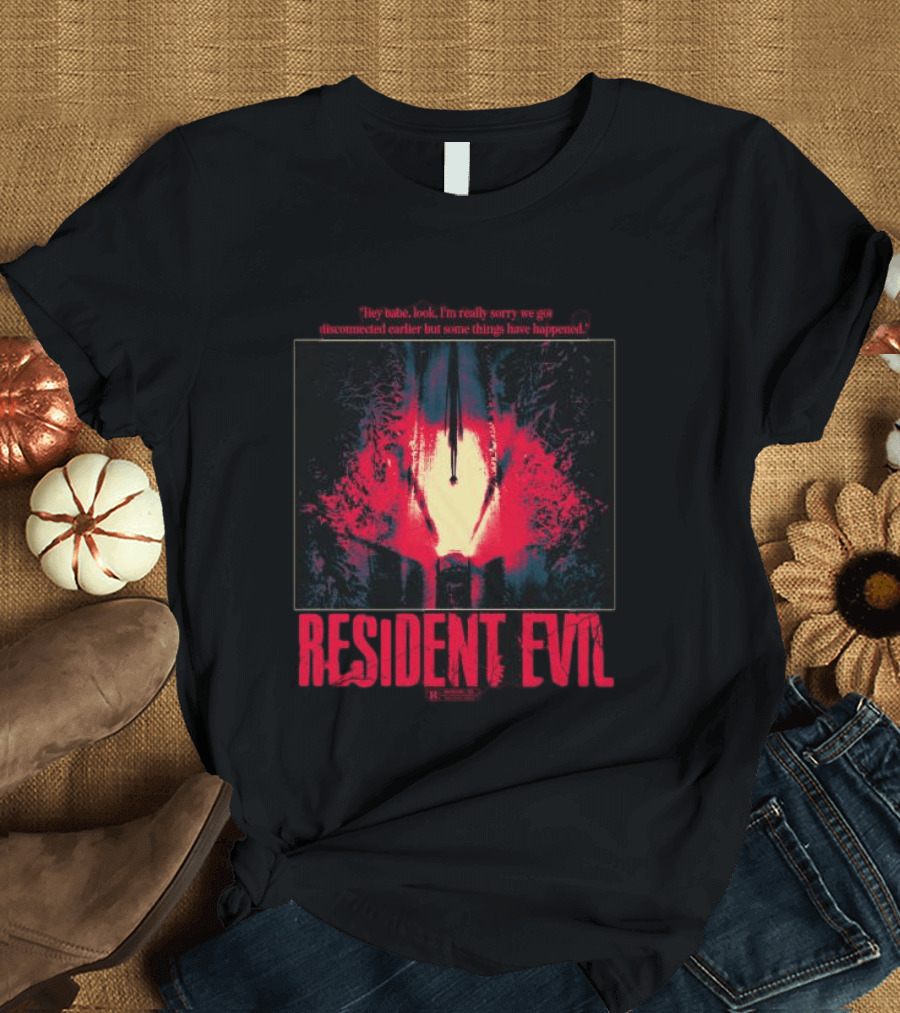 Resident Evil Studio House Designs Store Re Headlights T-Shirt