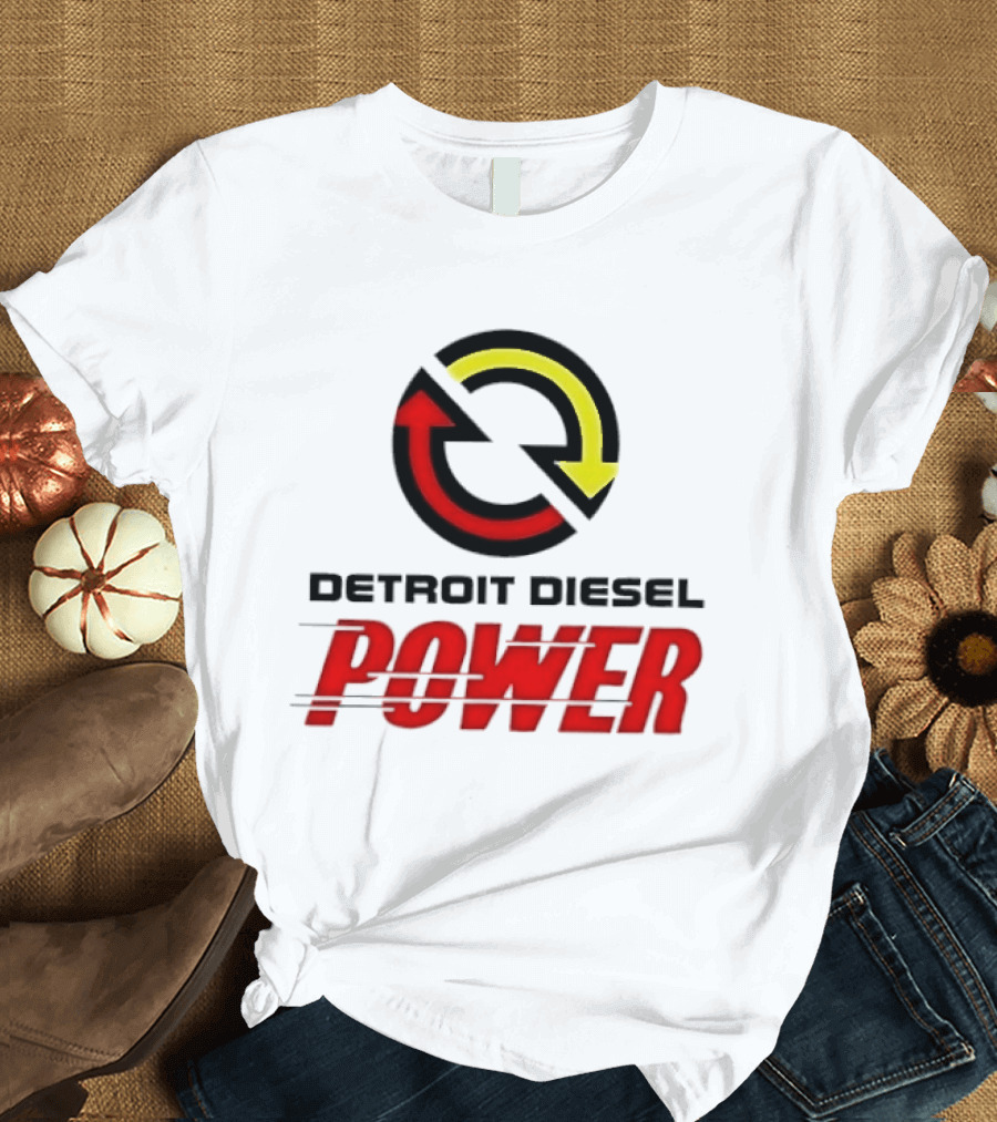 Detroit Diesel Heavy Duty Power Trucking Dynamic T-Shirt