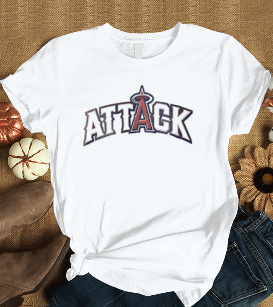 Los Angeles Angels Attack Baseball Team T-Shirt