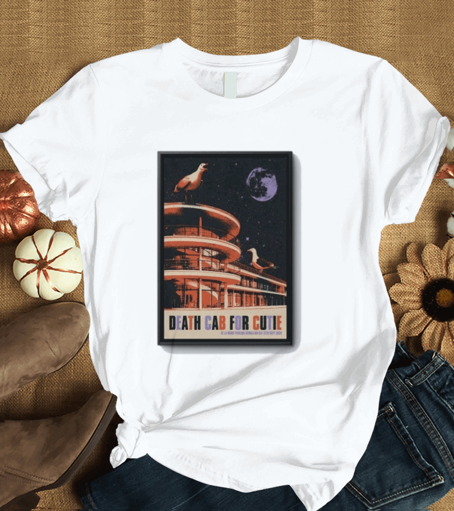 Death Cab For Cutie De La Warr Pavilion Bexhill UK September 2026 T-Shirt