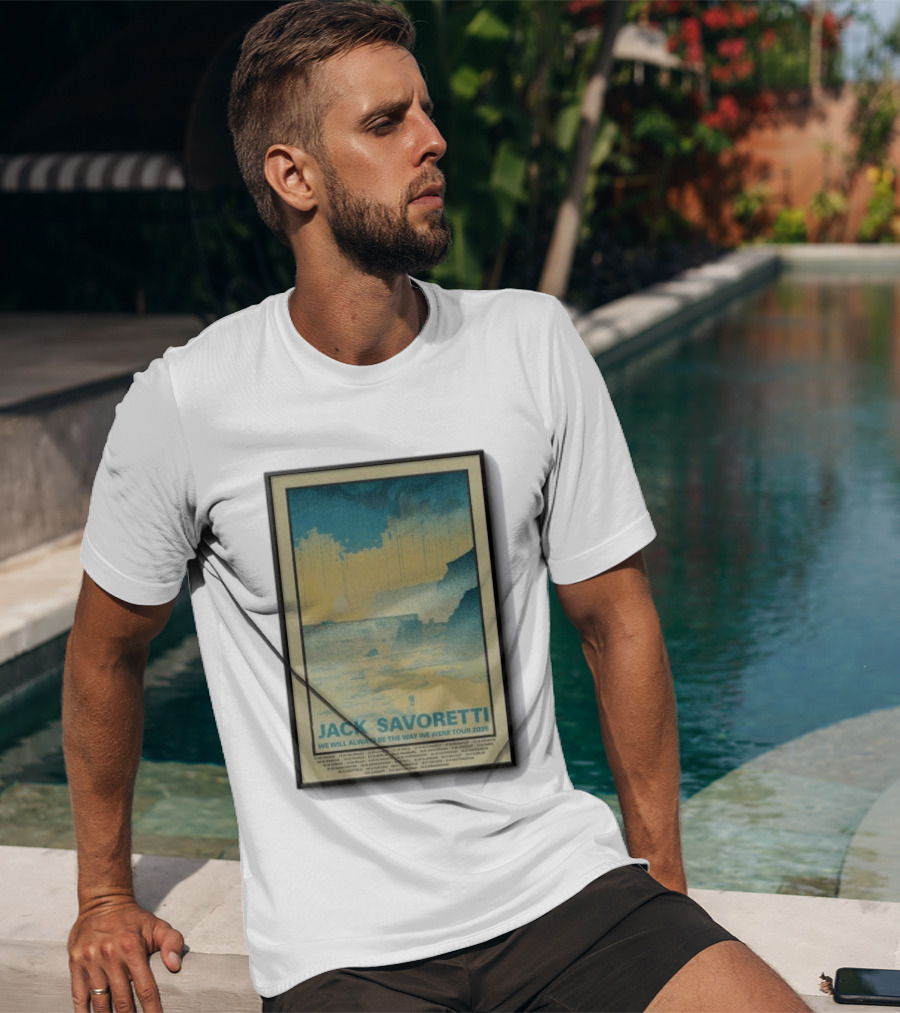 Jack Savoretti We Will Always Be The Way We Were Tour 2026 Scenic Coast T-Shirt