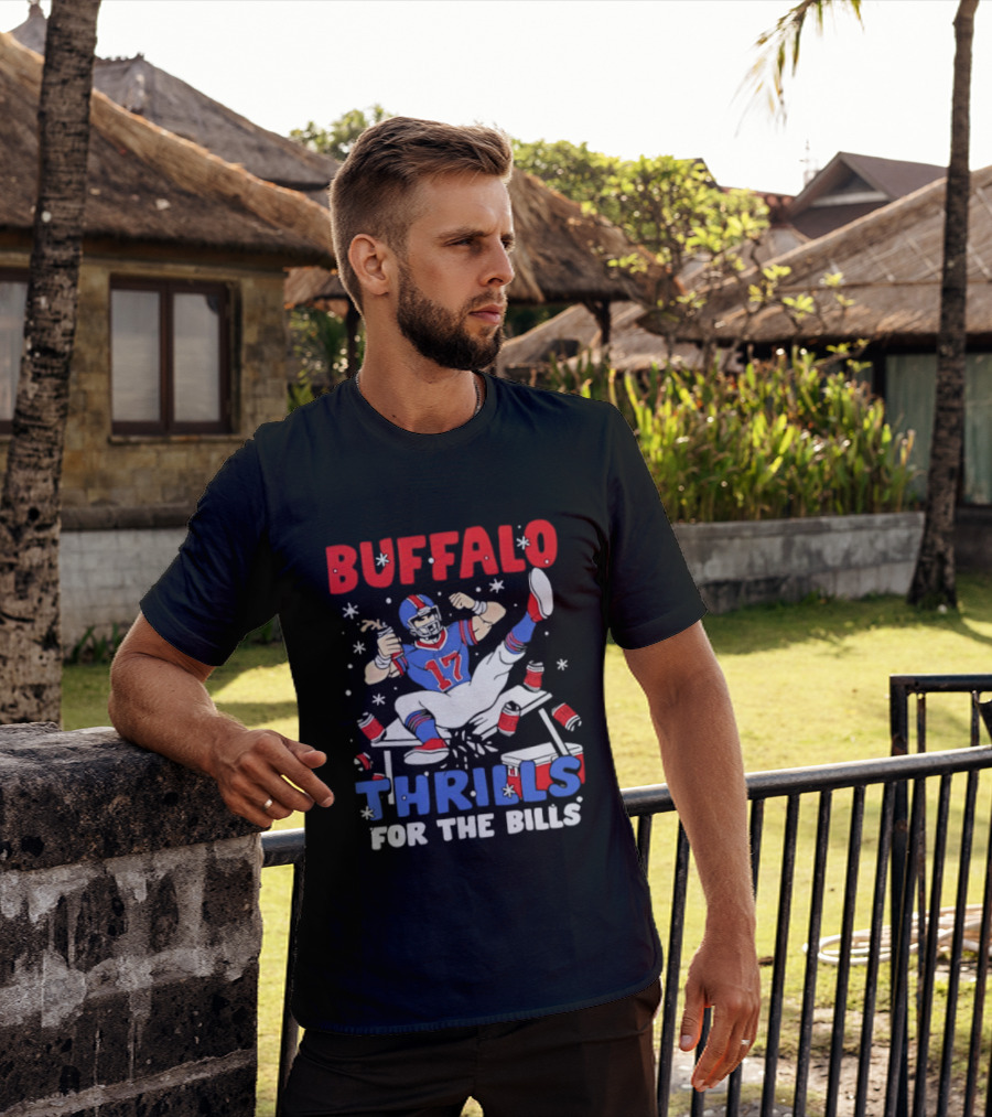Buffalo Thrills For The Bills Football Table Crash Fun T-Shirt