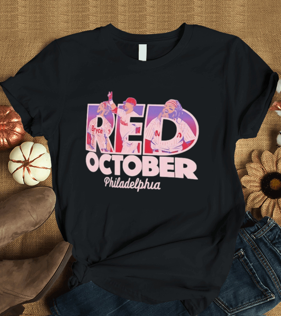 Red October Philadelphia Phillies Bryce 2026 Postseason T-Shirt
