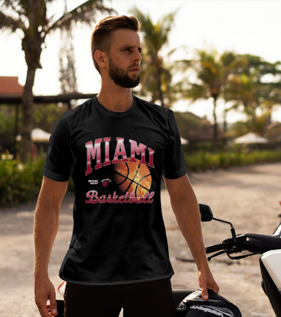 Miami Heat Basketball Court Culture X Hype & Vice Tank T-Shirt