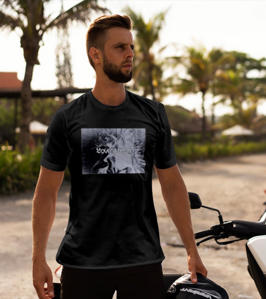 Shapel Lacey Love Is Hard Faded T-Shirt